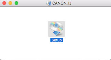 Canon solution menu startup